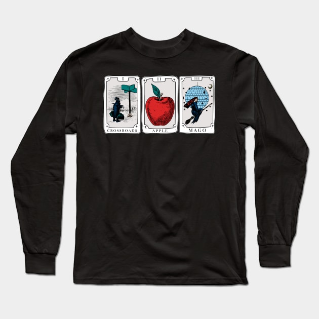 Tarot Cards Long Sleeve T-Shirt by Signal Fan Lab